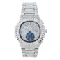 Urban Iced-Out Full Stone Metal Band Watch - 10090B