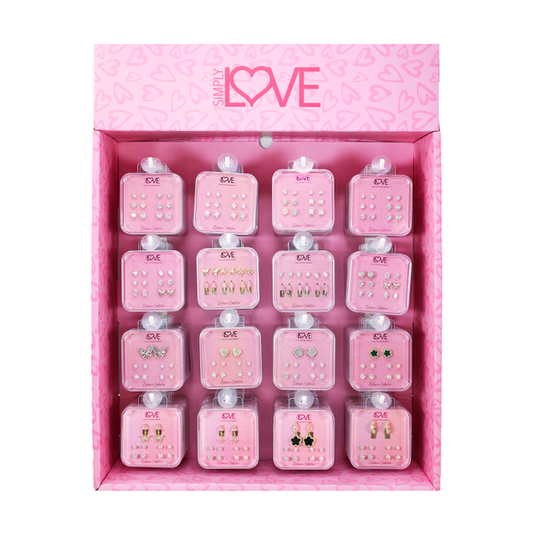 Ladies Earring PDQ - 64pcs per PDQ - LE-001