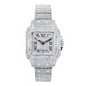 Ladies Iced-Out 34mm Metal Band Watch - 9204L-MB