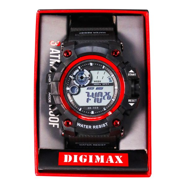 Digimax Water Resistant Digital Watches - 9069B-DGBX