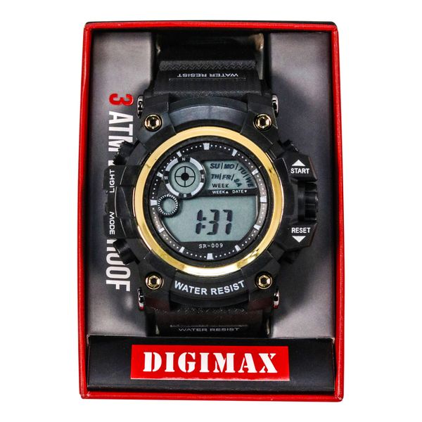 Digimax Water Resistant Digital Watches - 9069B-DGBX