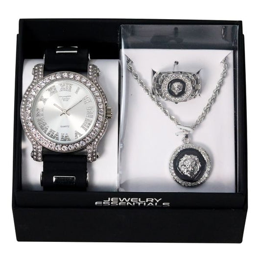 Watch, Necklace & Ring Gift Set - W1K3-103