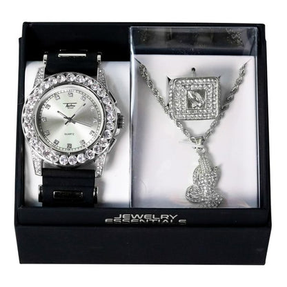 Watch, Necklace & Ring Gift Set - W1K3-104