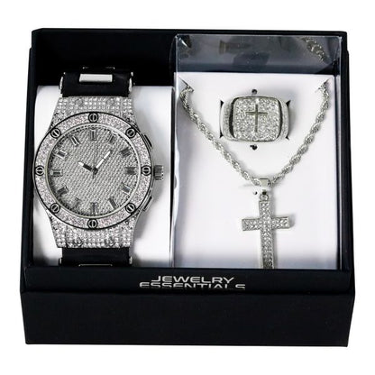 Watch, Necklace & Ring Gift Set - W1K3-105