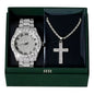 Watch & Cross Pendant Gift Set - P2K-101