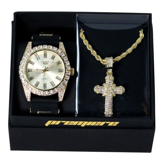 Watch & Necklace Gift Set - W1K4-101