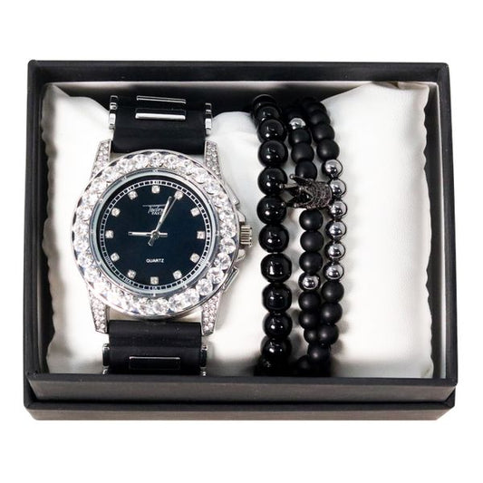 Watch & 3 Bracelet Gift Set - WBR-403