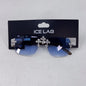 Blue Lens Triple Cross Sunglasses - ASG-105