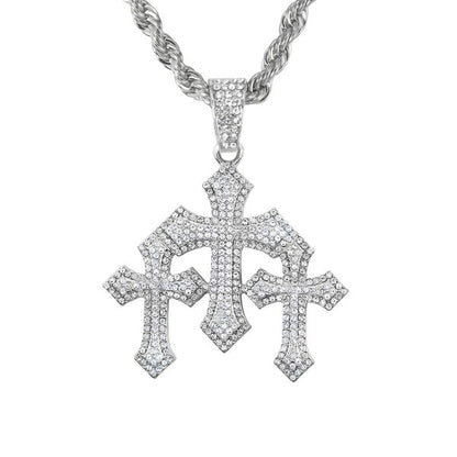 Triple Cross Pendant - RC-1020