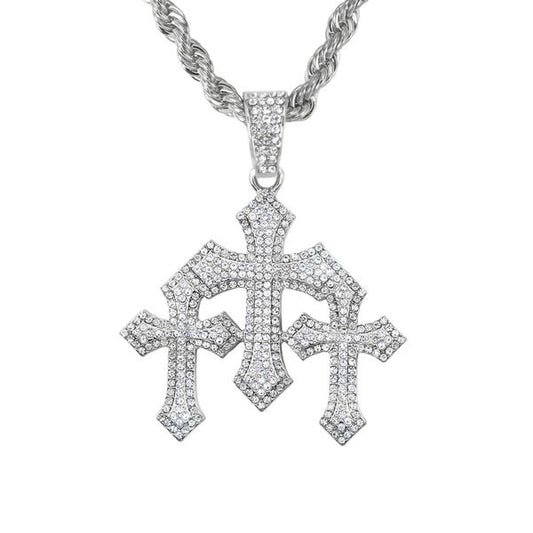 Triple Cross Pendant - RC-1020