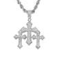 Triple Cross Pendant - RC-1020