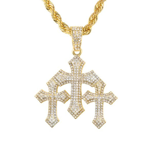 Triple Cross Pendant - RC-1020