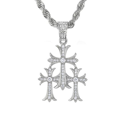 Triple Cross Pendant - RC-1021