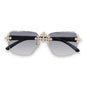 Gray Gradient lens Black Temple Sunglasses  - ASG-102
