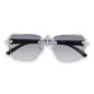 Gray Gradient lens Black Temple Sunglasses  - ASG-102