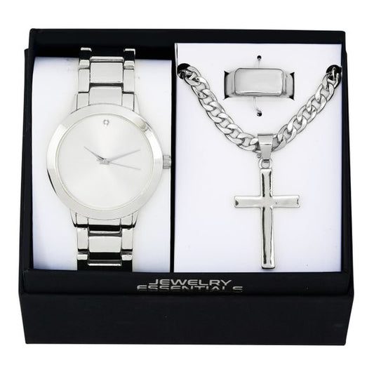 Watch, Necklace & Ring Gift Set - W1K3-102
