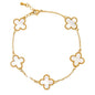 13mm Stainless Steel Clover Bracelet - SSBR-102