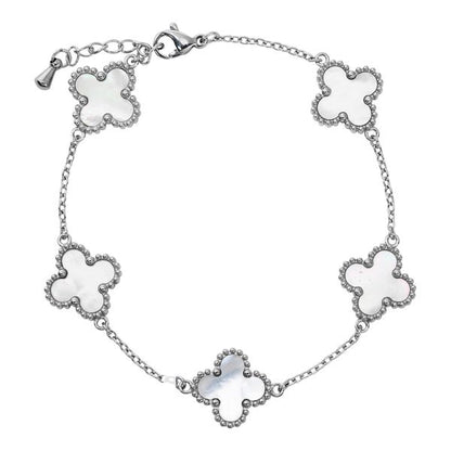 13mm Stainless Steel Clover Bracelet - SSBR-102