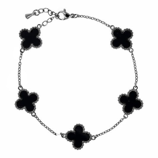 13mm Stainless Steel Clover Bracelet - SSBR-104