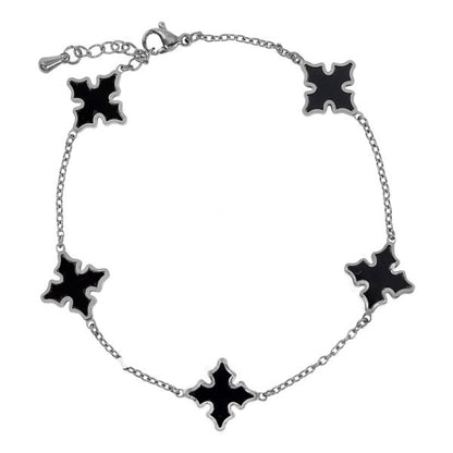 13mm Stainless Steel Cross Bracelet - SSBR-201