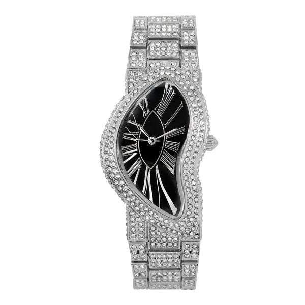 Iced Out Metal Band Watch - REF-10125 MB