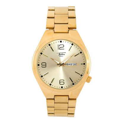 Stainless Steel Round Watch - 10029-MB