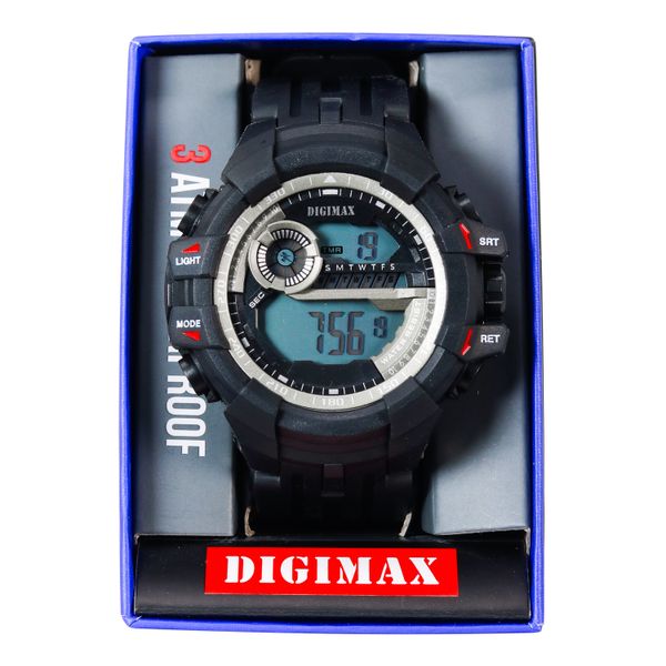 Digimax Water Resistant Boxed Digital Watches  - 10223-DGBX