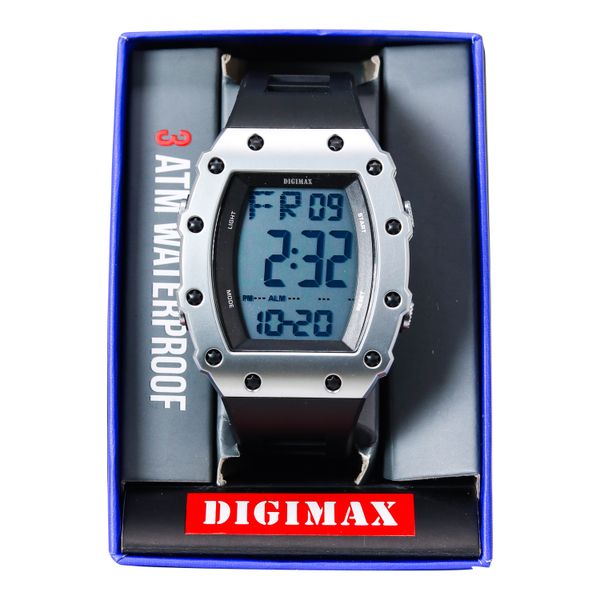 Digimax Water Resistant Boxed Digital Watches  - 10225A-DGBX