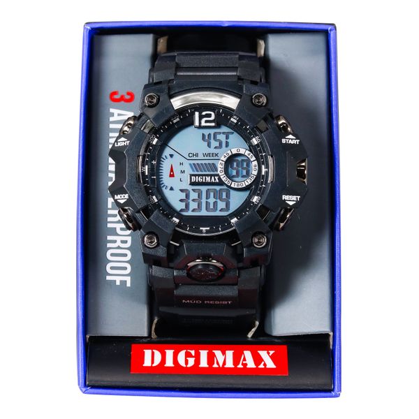 Digimax Water Resistant Boxed Digital Watches  - 10221-DGBX