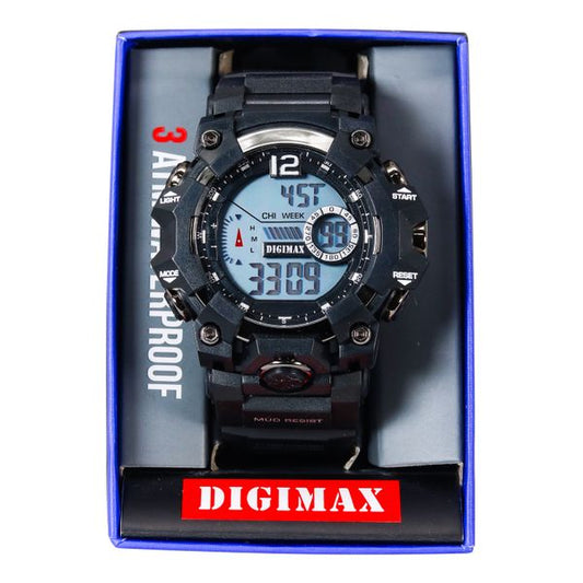Digimax Water Resistant Boxed Digital Watches  - 10221-DGBX