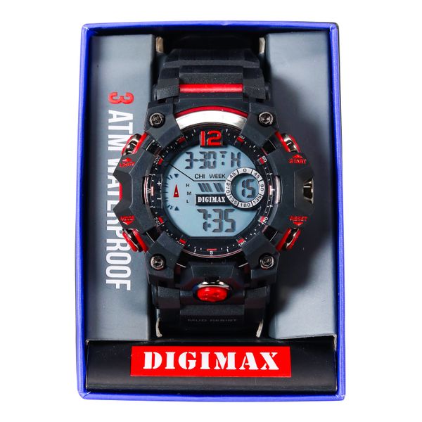 Digimax Water Resistant Boxed Digital Watches  - 10221-DGBX