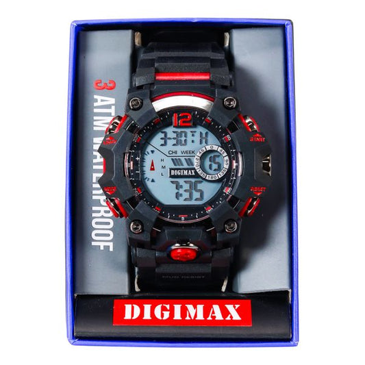 Digimax Water Resistant Boxed Digital Watches  - 10221-DGBX