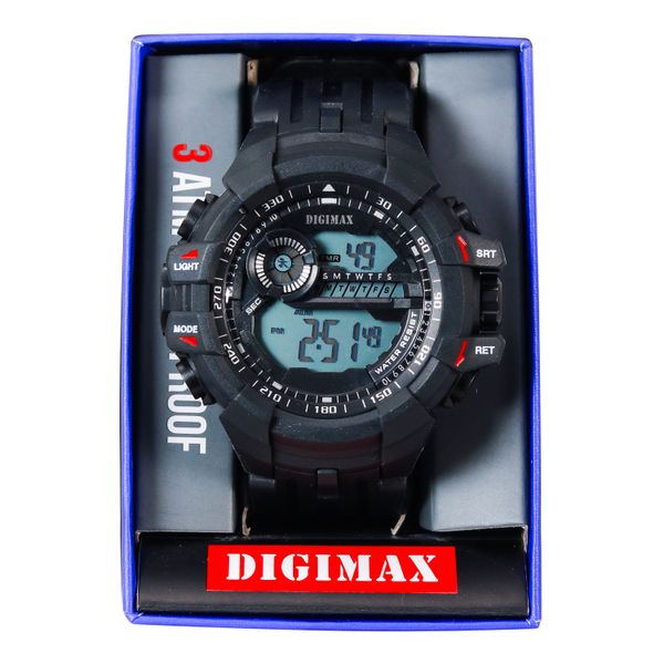 Digimax Water Resistant Boxed Digital Watches  - 10223-DGBX