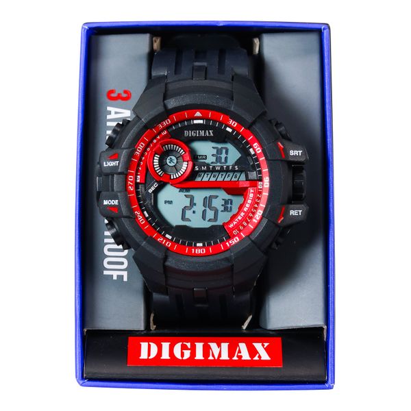 Digimax Water Resistant Boxed Digital Watches  - 10223-DGBX