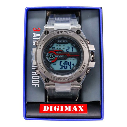 Digimax Water Resistant Boxed Digital Watches  - 10219-DGBX