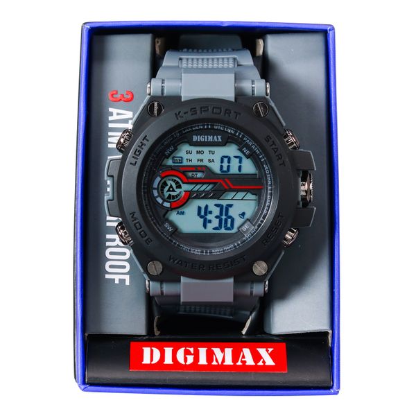 Digimax Water Resistant Boxed Digital Watches  - 10219-DGBX