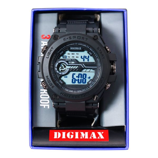 Digimax Water Resistant Boxed Digital Watches  - 10219-DGBX