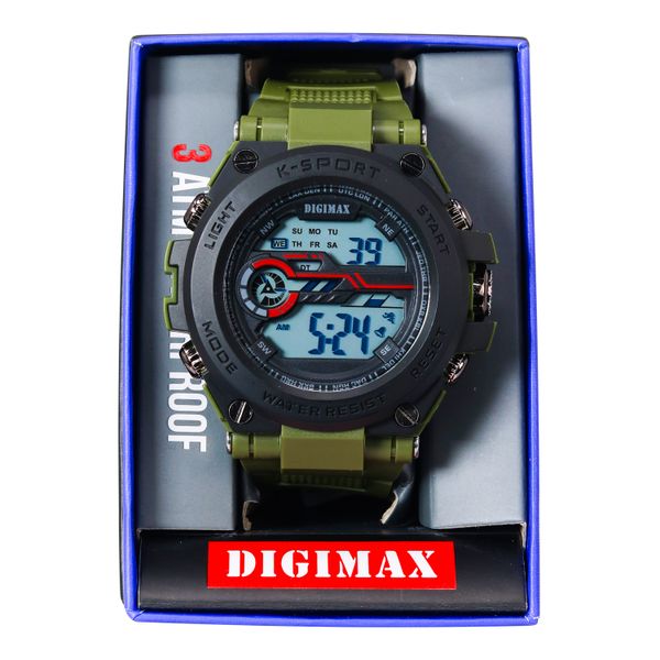 Digimax Water Resistant Boxed Digital Watches  - 10219-DGBX