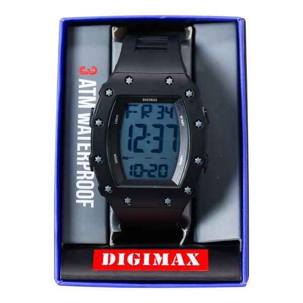 Digimax Water Resistant Boxed Digital Watches  - 10225A-DGBX