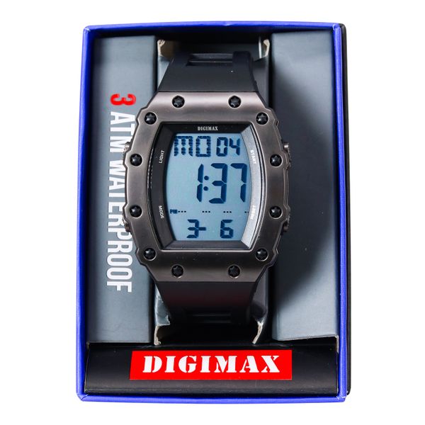 Digimax Water Resistant Boxed Digital Watches  - 10225A-DGBX