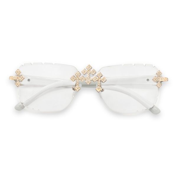 Clear Lens Opaque Sunglasses  - ASG-2103