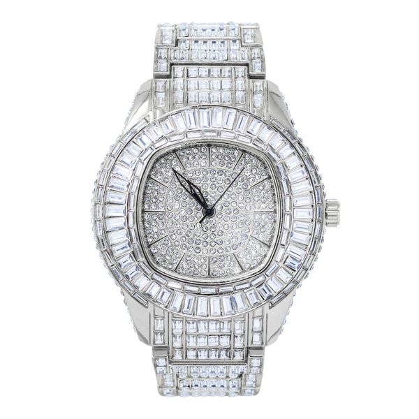 Iced Out Metal Band Watch - REF- 10095-MB