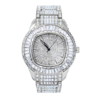 Urban Iced-Out Chandelier Metal Band Watch - 10095-MB
