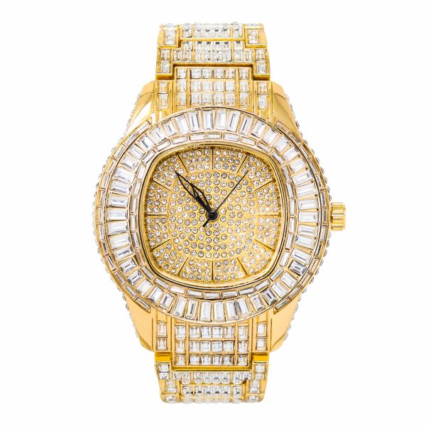 Iced Out Metal Band Watch - REF- 10095-MB