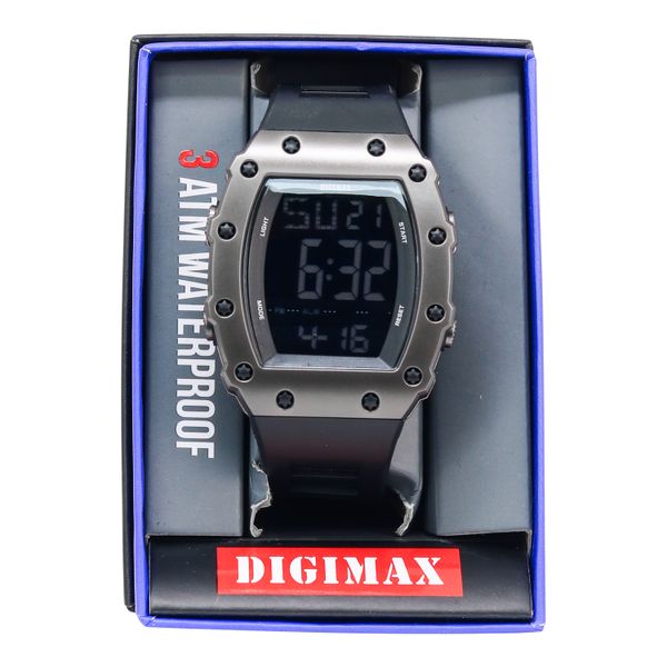 Digimax Water Resistant Boxed Digital Watches  - 10225B-DGBX