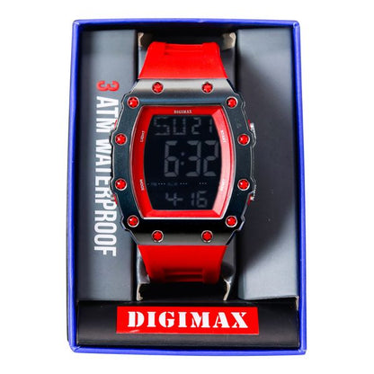 Digimax Water Resistant Boxed Digital Watches  - 10225B-DGBX