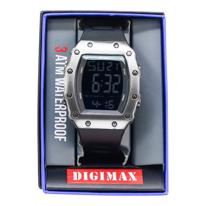 Digimax Water Resistant Boxed Digital Watches  - 10225B-DGBX