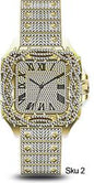 Urban Iced Out Metal Band Watch - 10178-MB