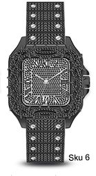 Urban Iced Out Metal Band Watch - 10178-MB