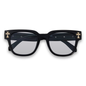 Black Sunglasses with Triple Cross Temple - ASG-321
